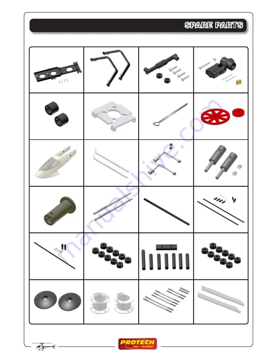 protech ZOOM 425 ccpm Instruction Manual Download Page 36