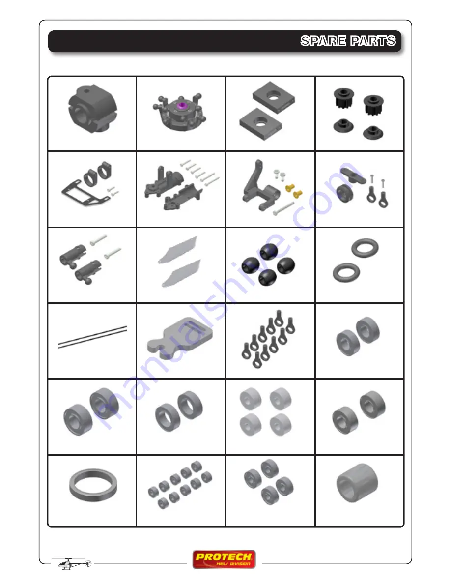 protech ZOOM 425 ccpm Instruction Manual Download Page 38