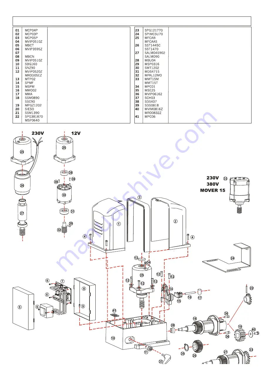 Proteco MOVER 15 Installation And Use Manual Download Page 10