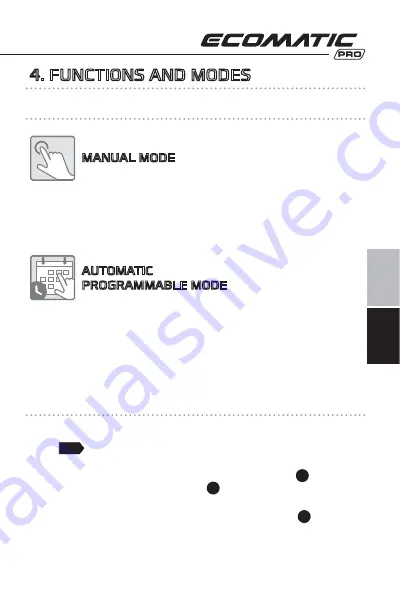 Proton ECOMATIC PRO Operation Manual Download Page 25