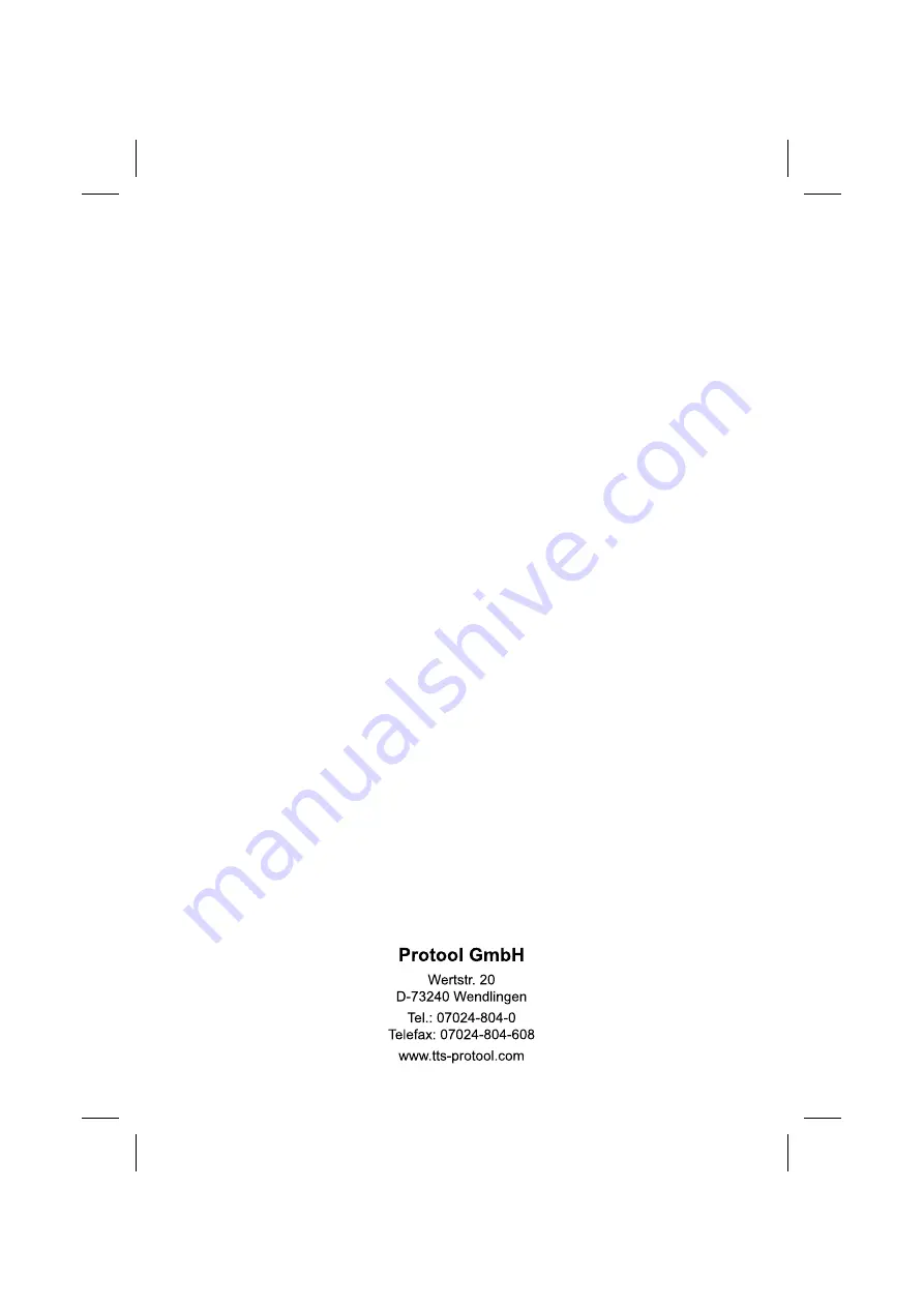 Protool VCP 260 E-H Manual Download Page 92