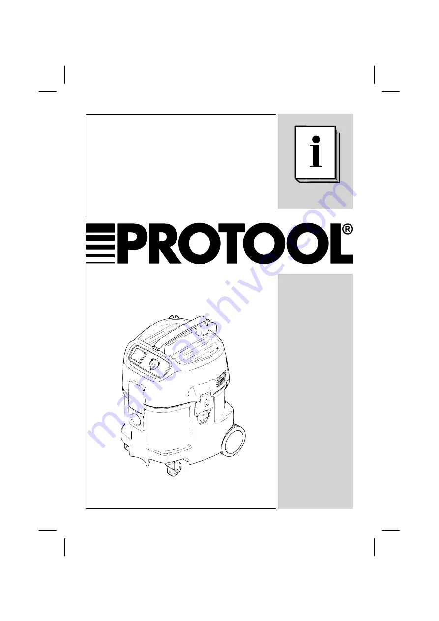 Protool VCP 450 E-L Manual Download Page 1