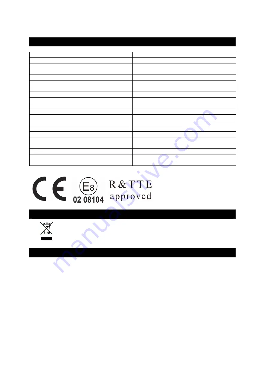 PROUSER RVC3610 Manual Download Page 8