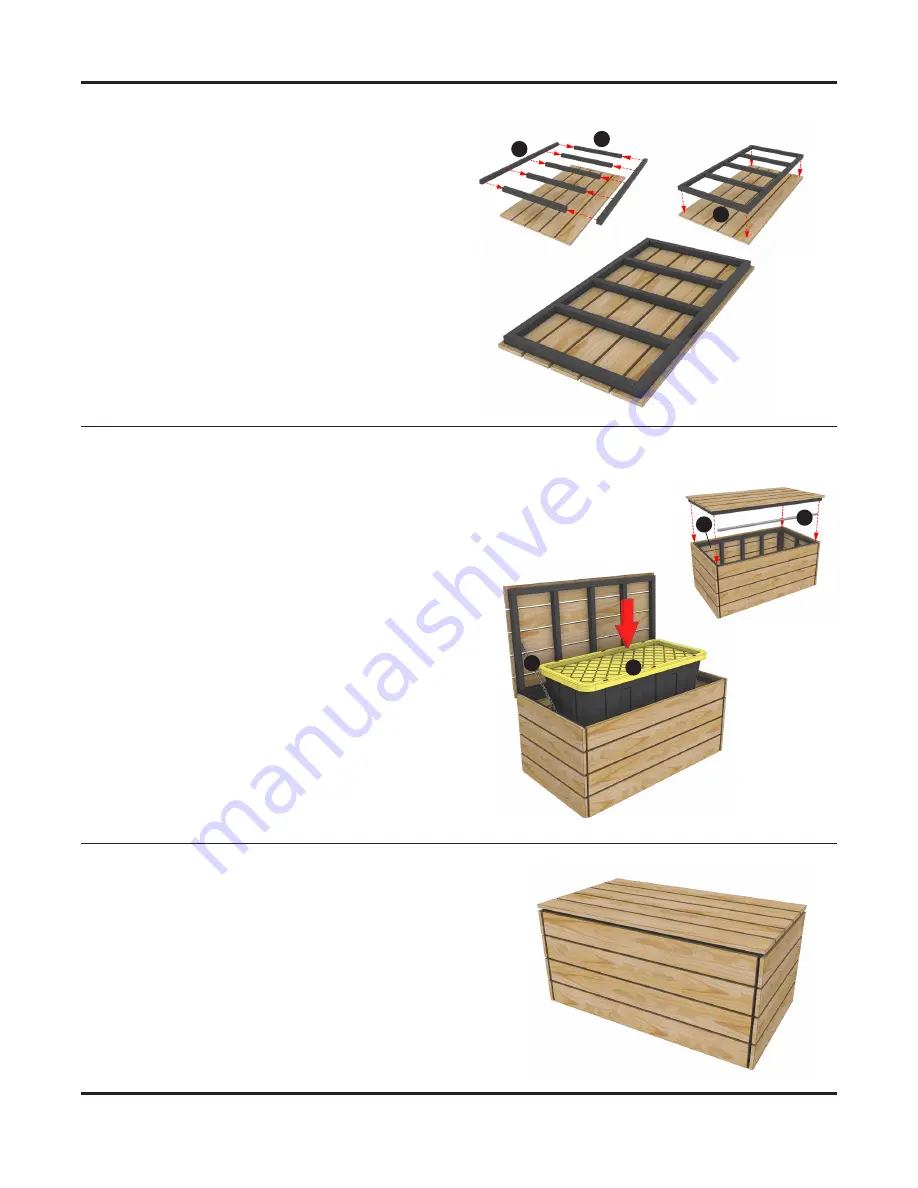 ProWood Outdoor Storage Box Project Plan Download Page 6