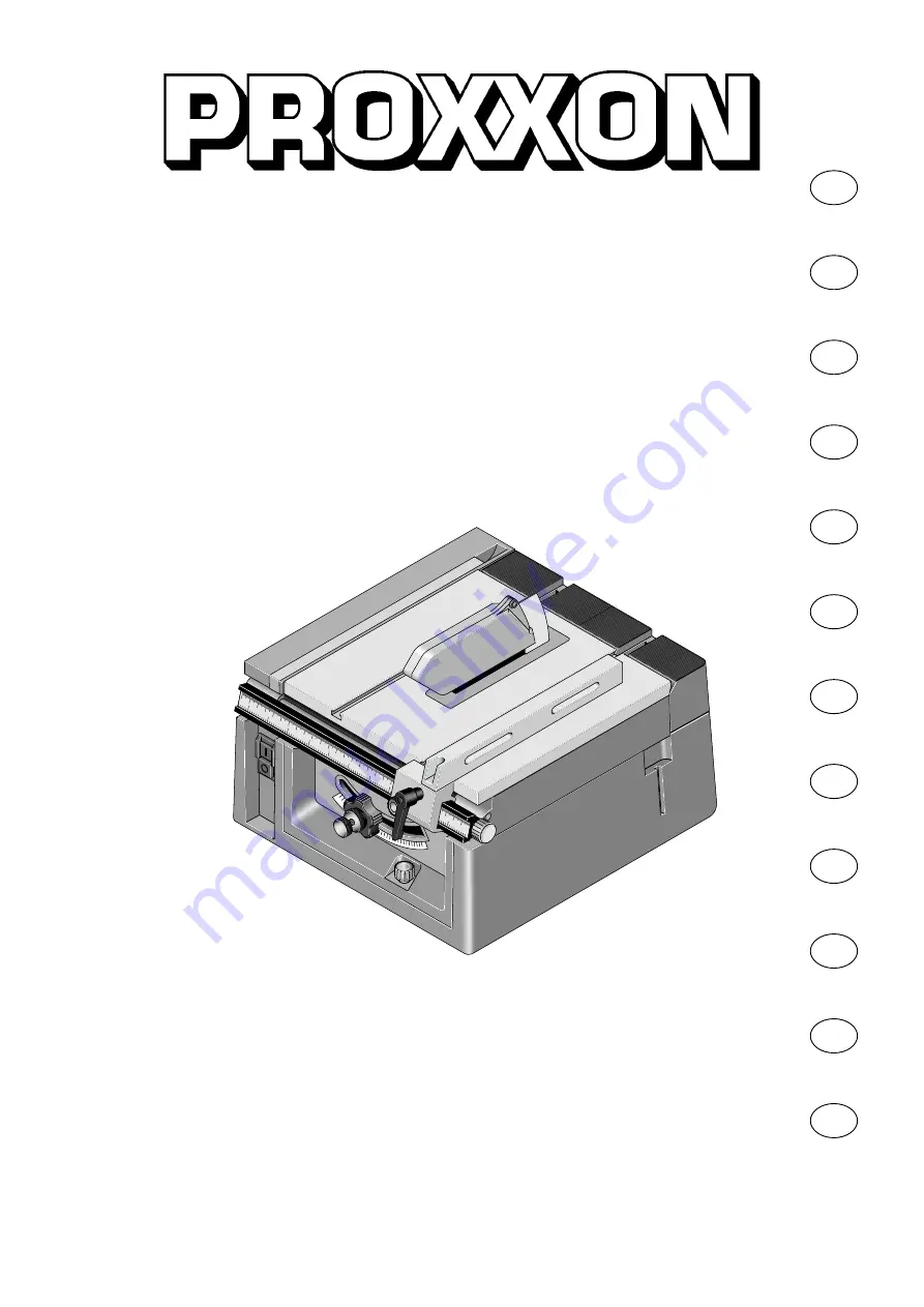 Proxxon 27070 Скачать руководство пользователя страница 1