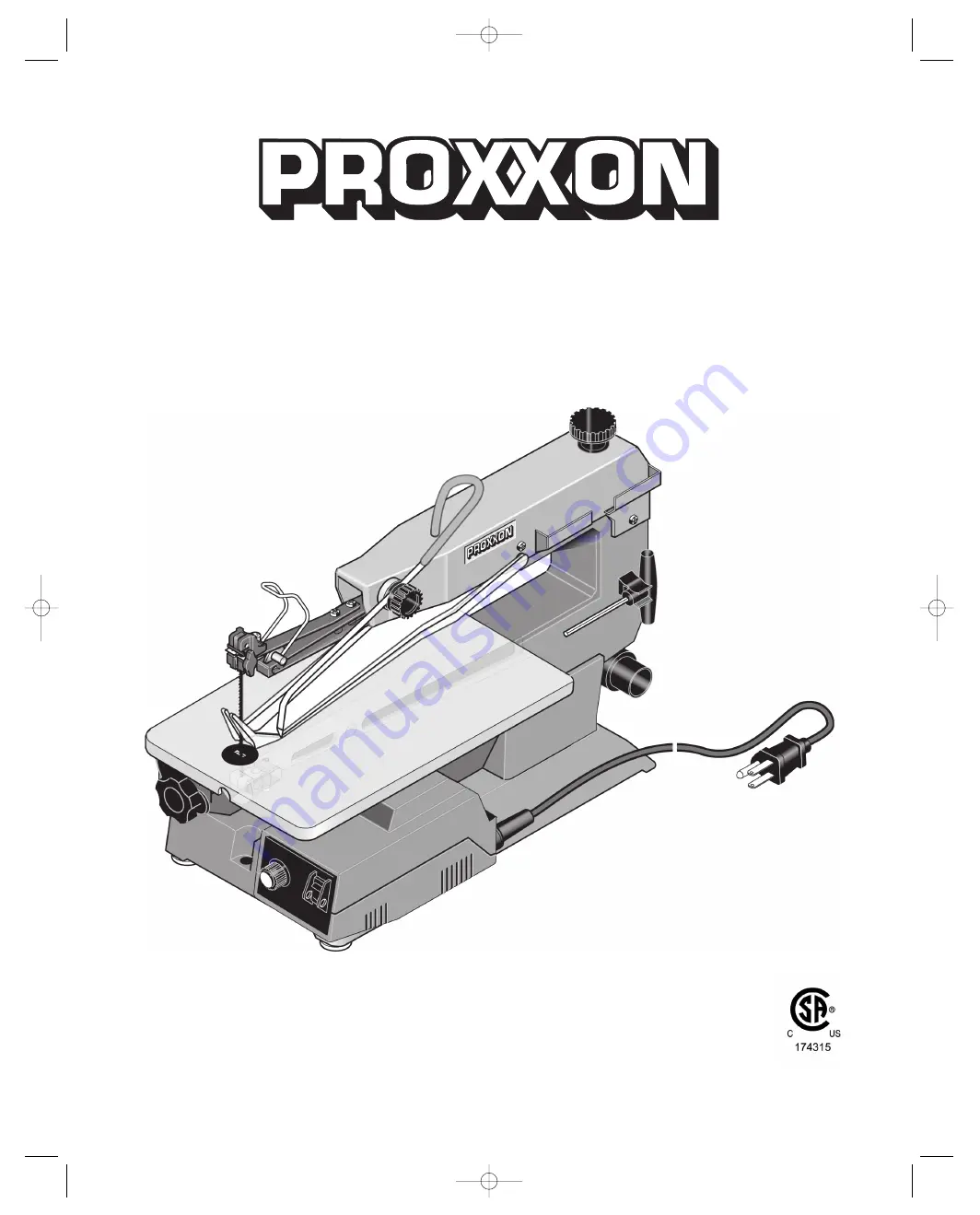 Proxxon DSH/E Manual Download Page 1