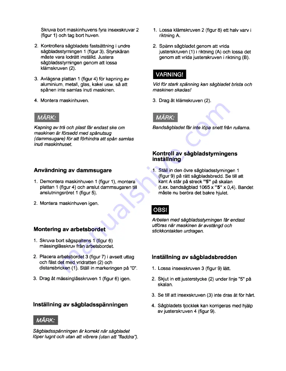 Proxxon MBS 240 / E User Manual Download Page 58