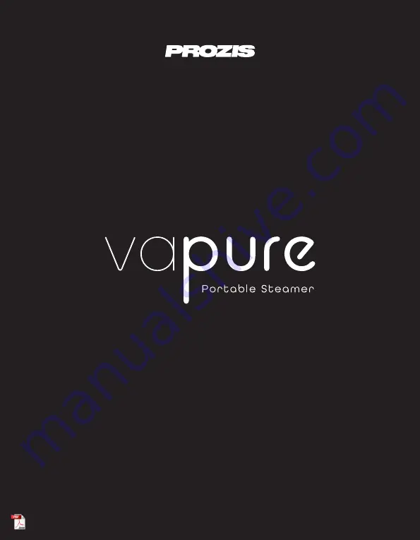 PROZIS vapure Скачать руководство пользователя страница 1