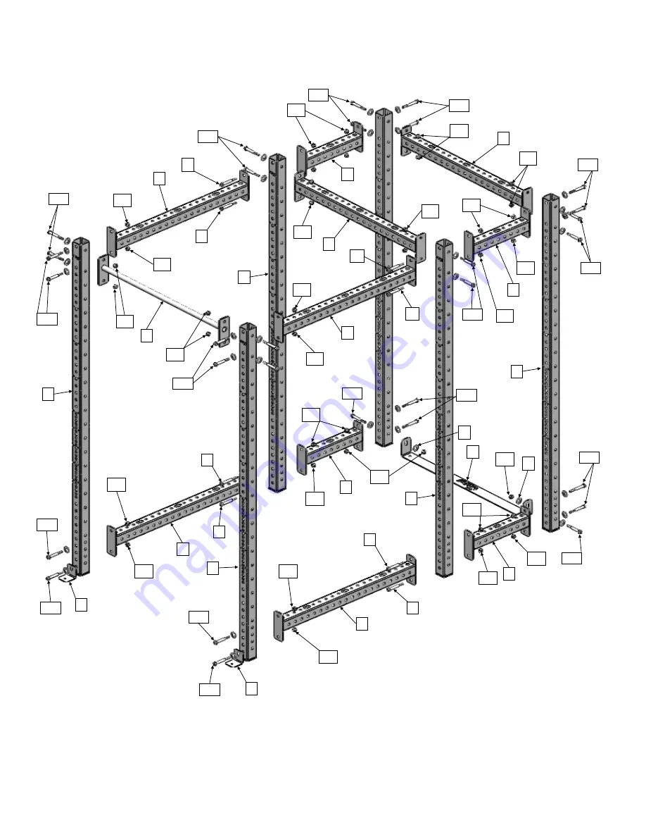 PRx Performance Build Limitless 6-Post 95/95/95 Assembly Instructions Manual Download Page 4