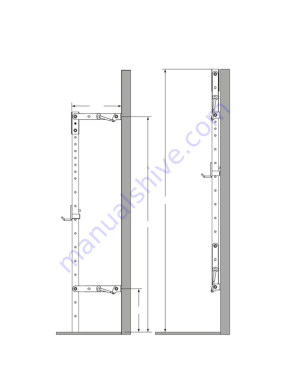 PRx Performance Profile PRO Squat Rack with Pull-Up Bar 96