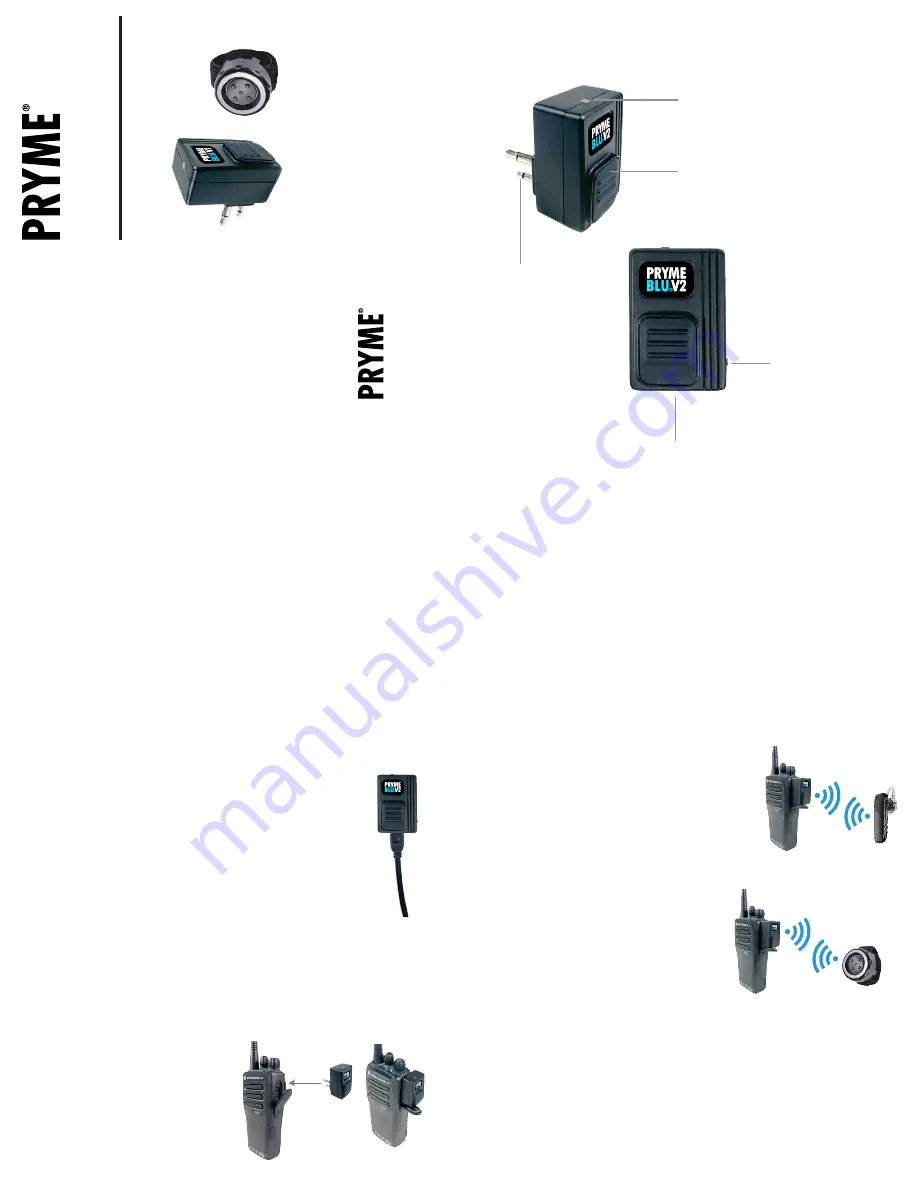 PRYME PRYMEBLU BT-5 V2 Series Скачать руководство пользователя страница 1