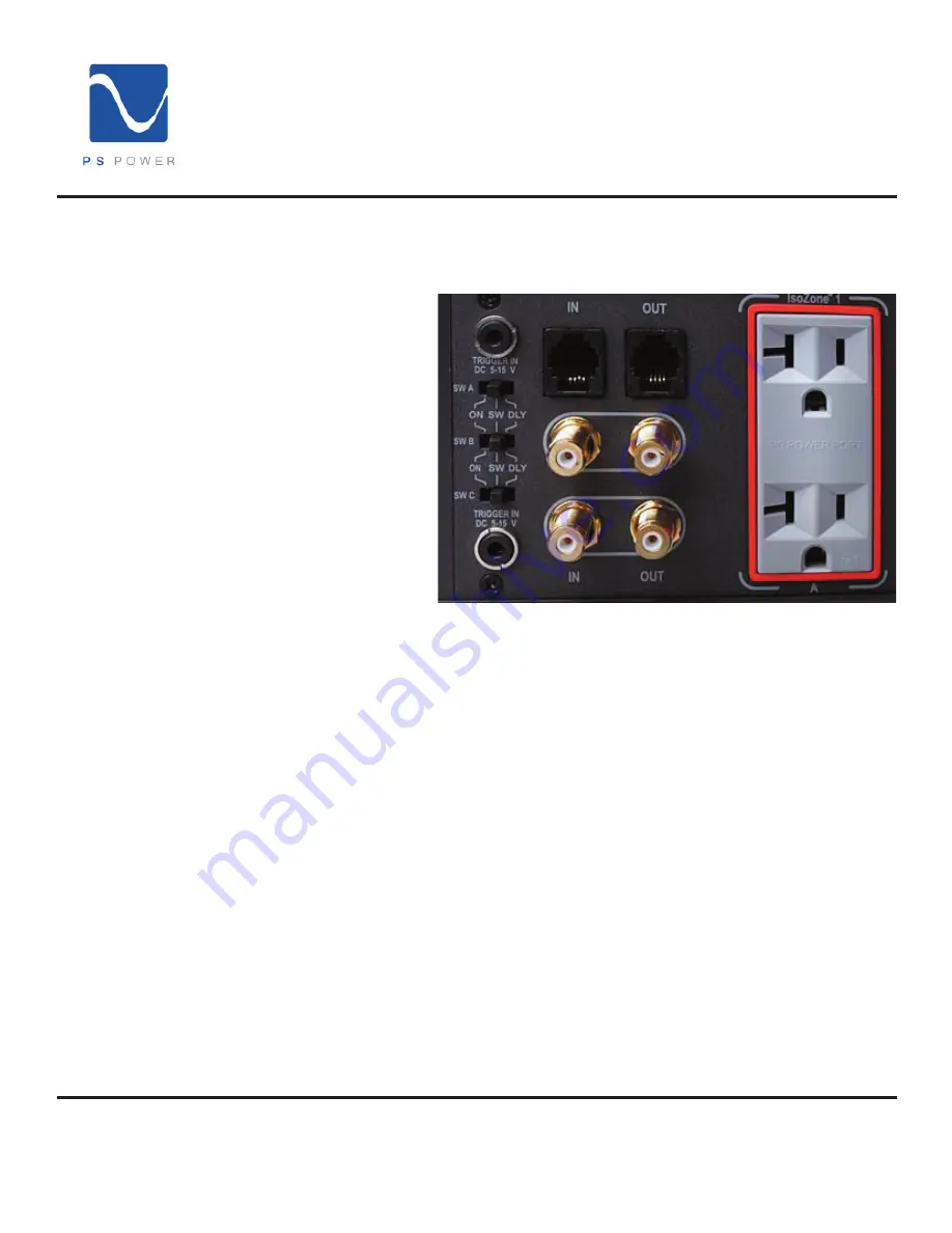 PS Audio Quintessence Power Center Owner'S Reference Manual Download Page 12