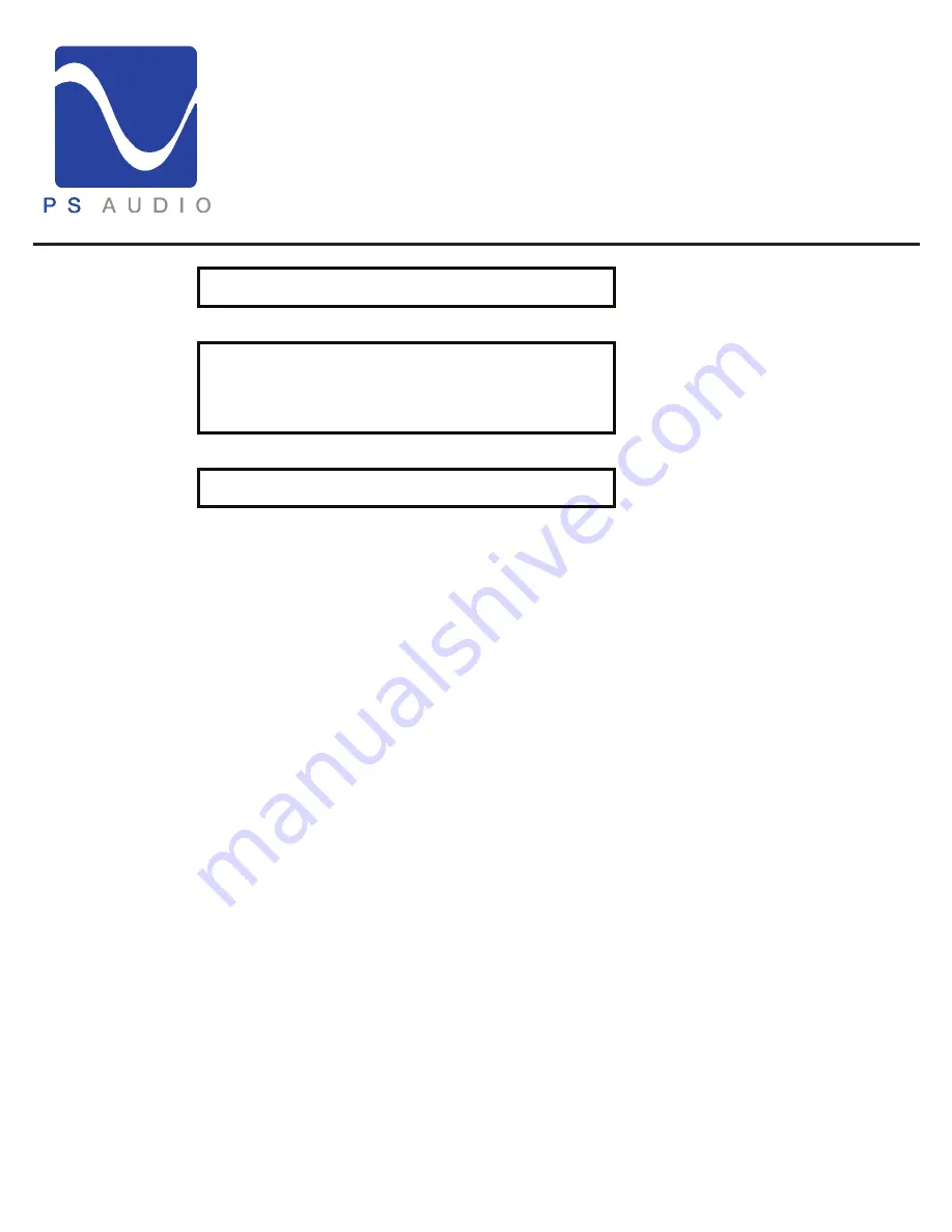 PS Audio Stellar M1200 Owner'S Reference Manual Download Page 19