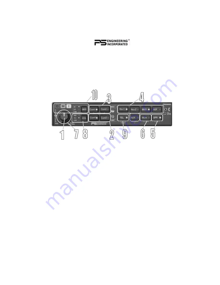 PS Engineering Avidyne PMA8000B Pilot'S Manual And Operation Manual Download Page 2