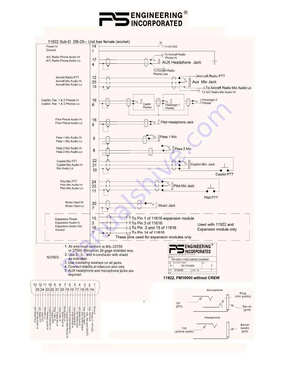 PS Engineering PM1000 II Скачать руководство пользователя страница 9