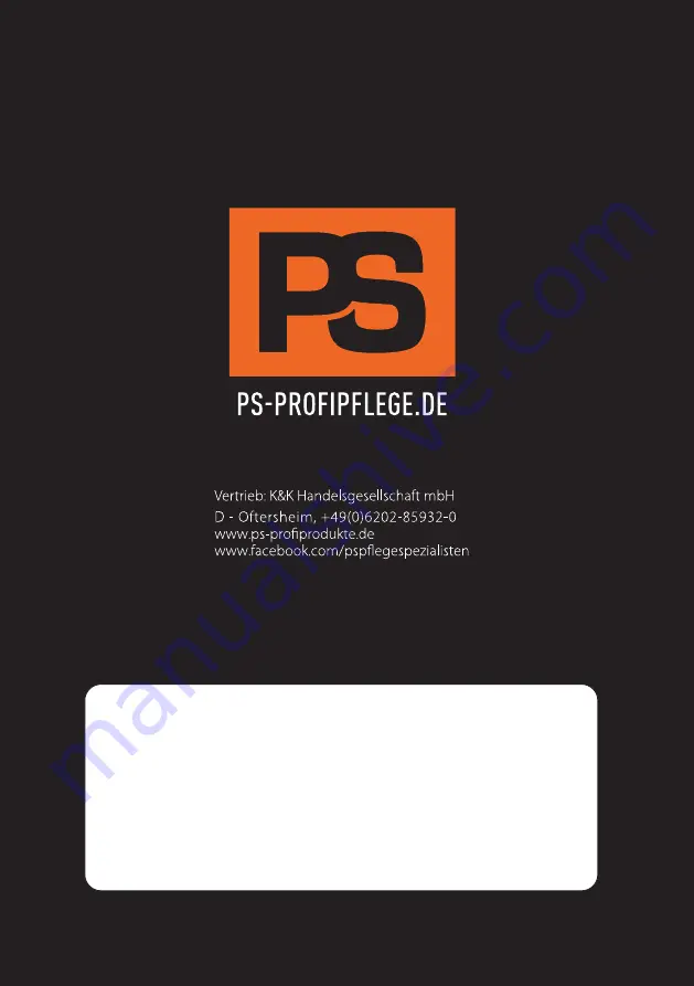 PS SHINEMASTER  988600 Instruction Manual Download Page 16