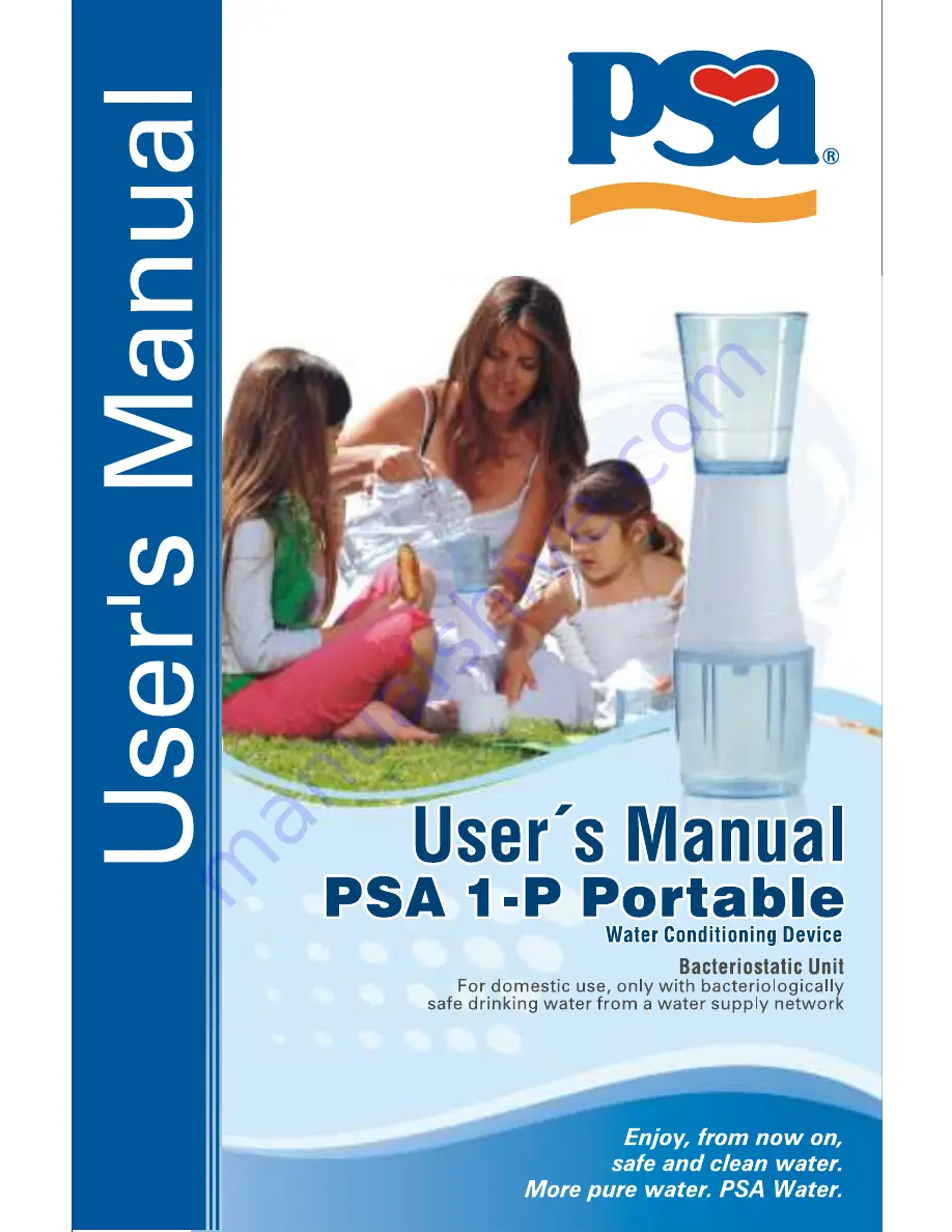 PSA 1-P Portable User Manual Download Page 1