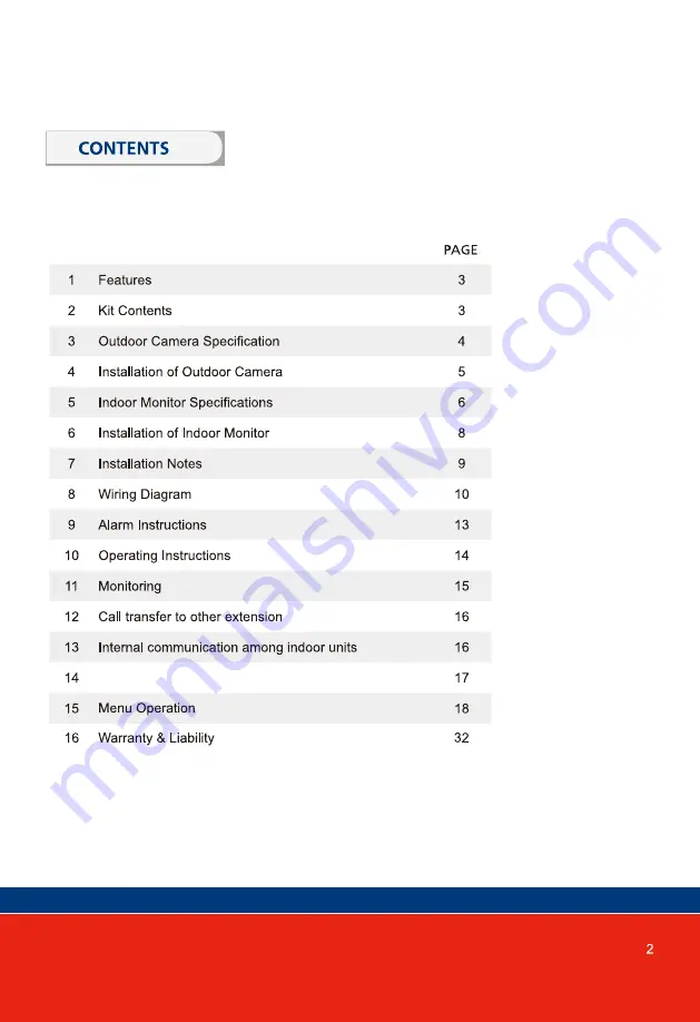 PSA panacom PAN930FKHD Instruction Manual Download Page 3