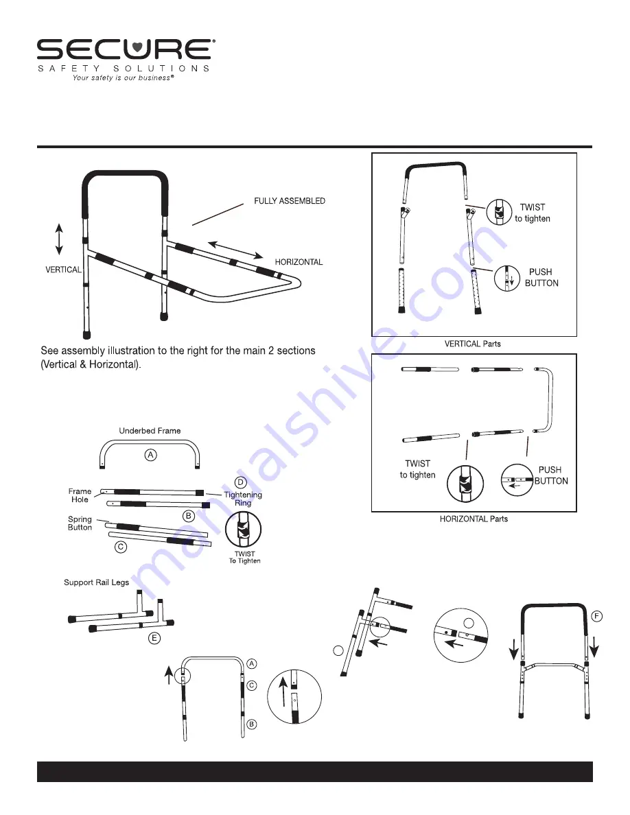 PSC SECURE EZBR-1W Quick Start Manual Download Page 1