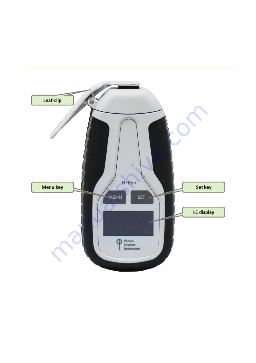 PSI PlantPen/N-Pen N 110 Instruction Manual Download Page 9