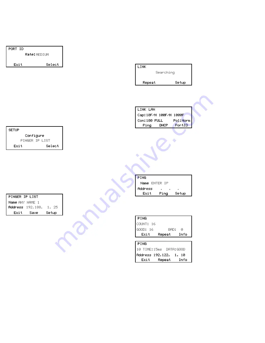 Psiber Data Systems Pinger Plus Network IP Tester Скачать руководство пользователя страница 3