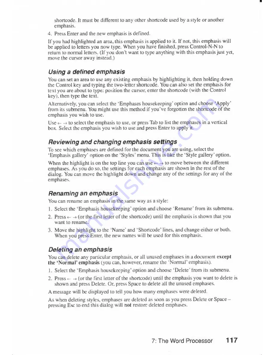 Psion 3a Series User Manual Download Page 127