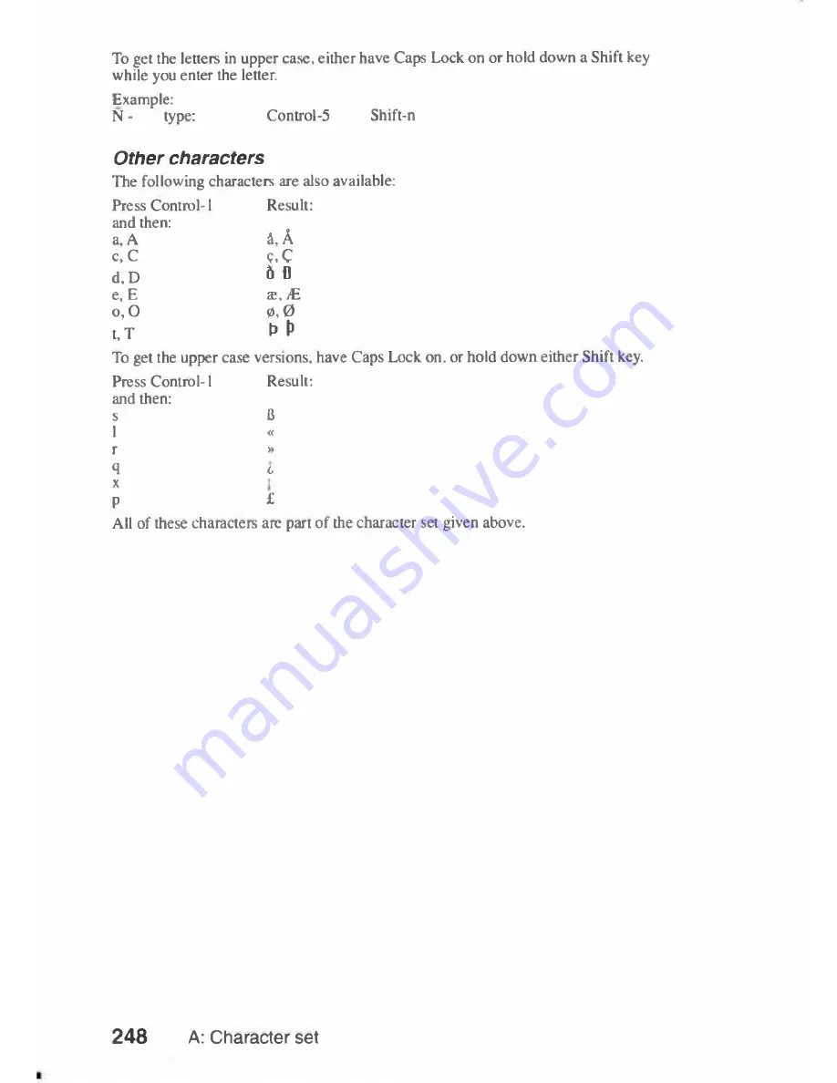 Psion 3a Series User Manual Download Page 258