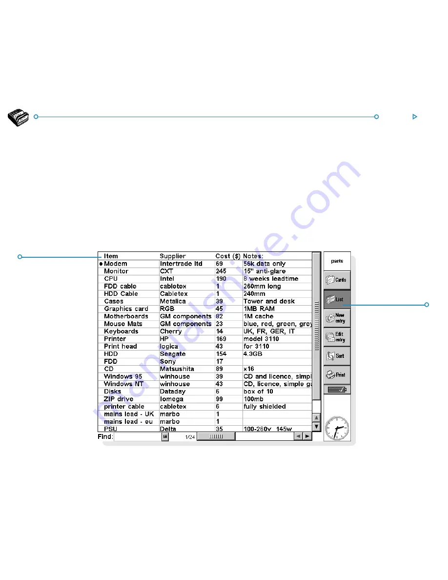 Psion netBook User Manual Download Page 152