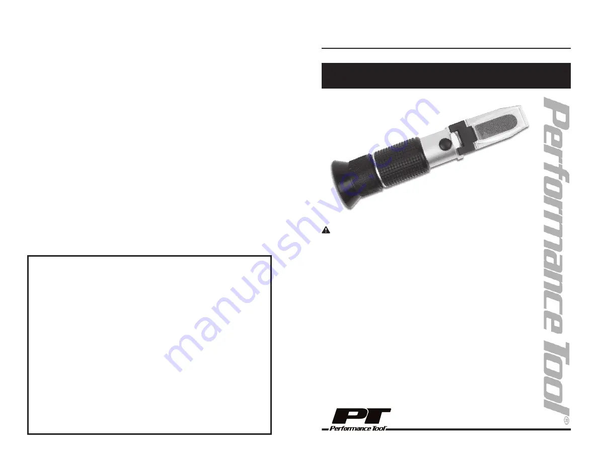 PT W80158 Скачать руководство пользователя страница 1