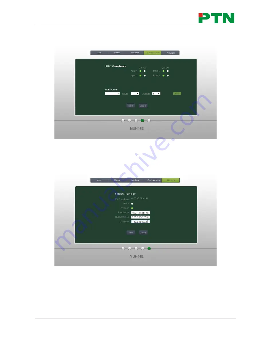 PTN MUH44E KIT Скачать руководство пользователя страница 30