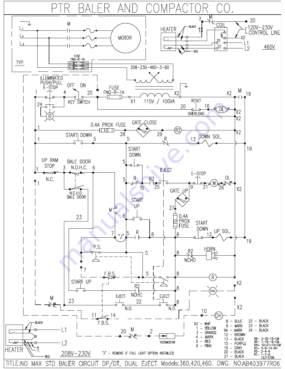 PTR 1800HD Скачать руководство пользователя страница 50