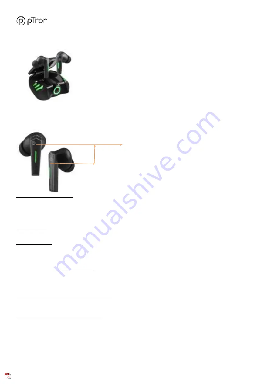 pTron Bassbuds B51 Скачать руководство пользователя страница 1