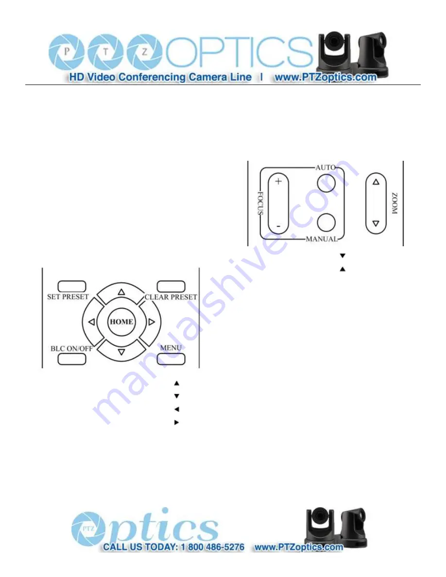 PTZ Optics 12X-USB User Manual Download Page 13