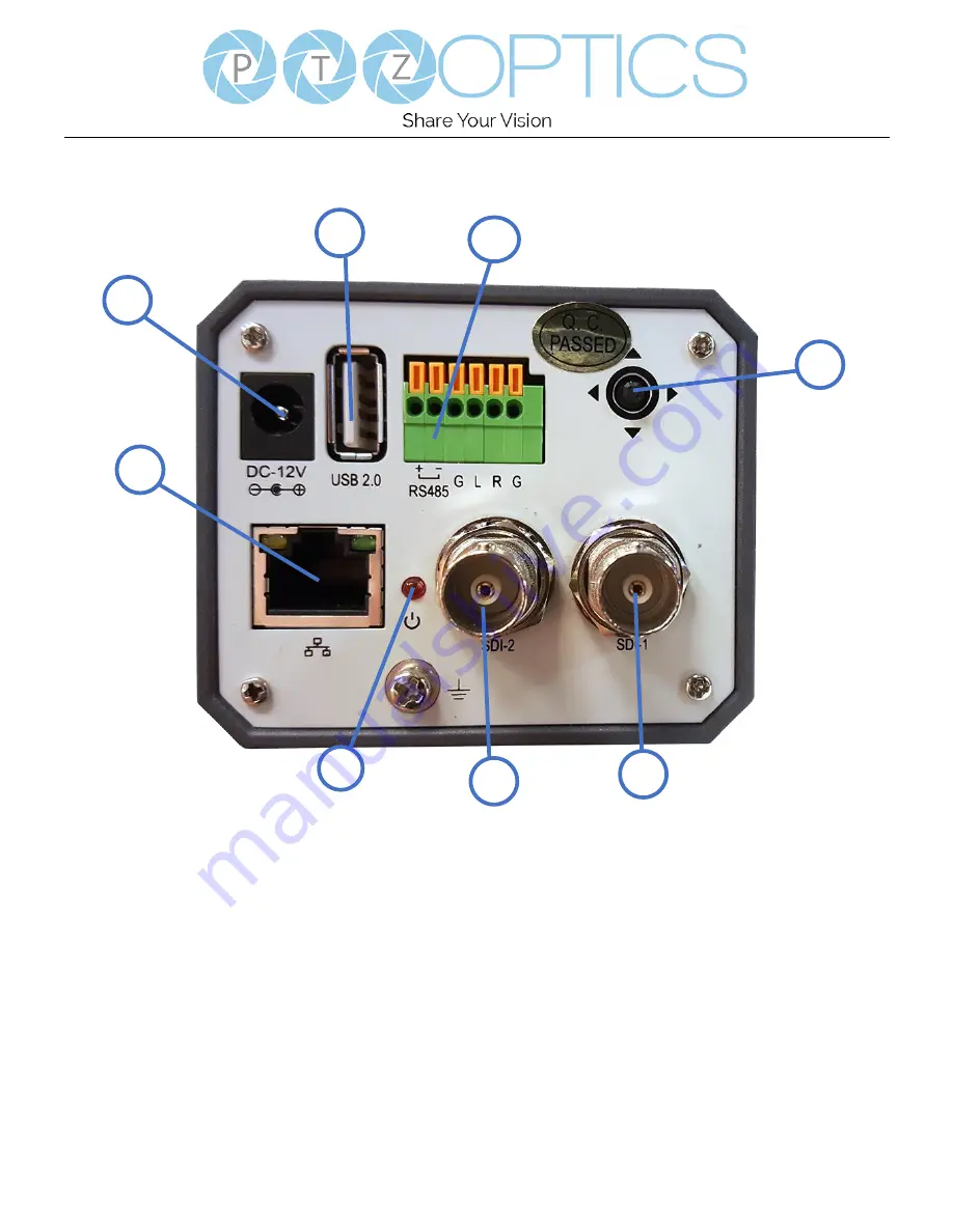 PTZ Optics EPTZ-ZCAM-G2 User Manual Download Page 8