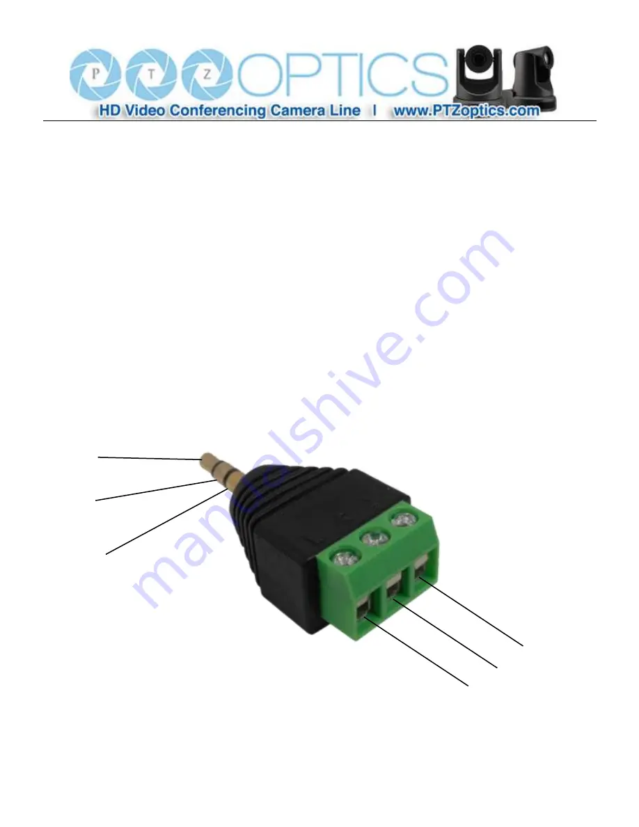 PTZ Optics VL-ZCAM Скачать руководство пользователя страница 8