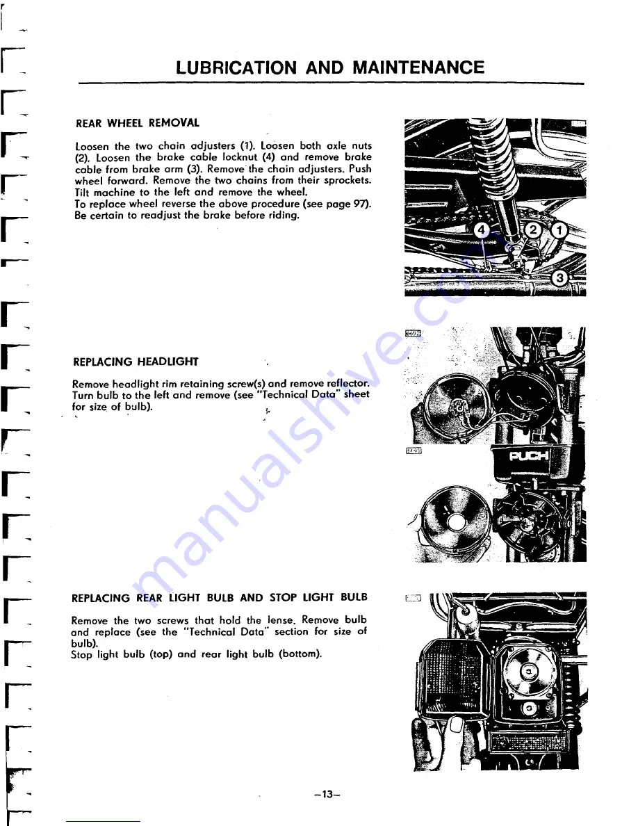 Puch MAGNUM II Manual Download Page 9