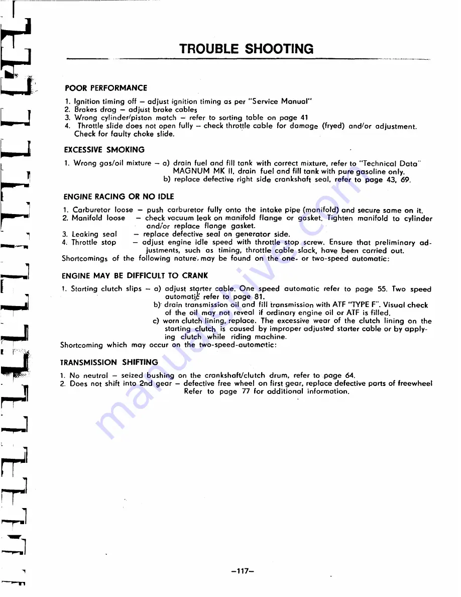 Puch Maxi 50 Service Manual Download Page 113