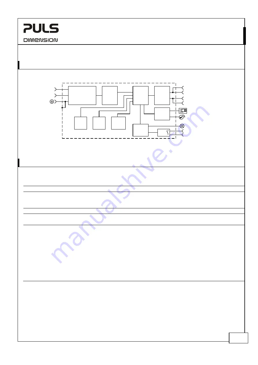 Puls CPS20 Series Manual Download Page 12