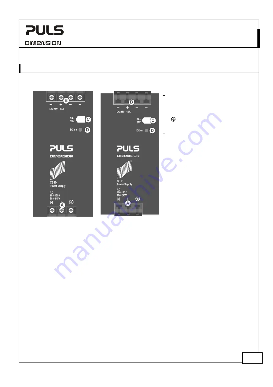 Puls CS10.241-S1 Скачать руководство пользователя страница 13