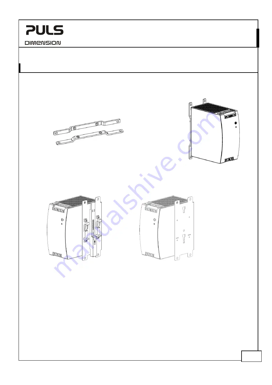 Puls DIMENSION CS Series Manual Download Page 21