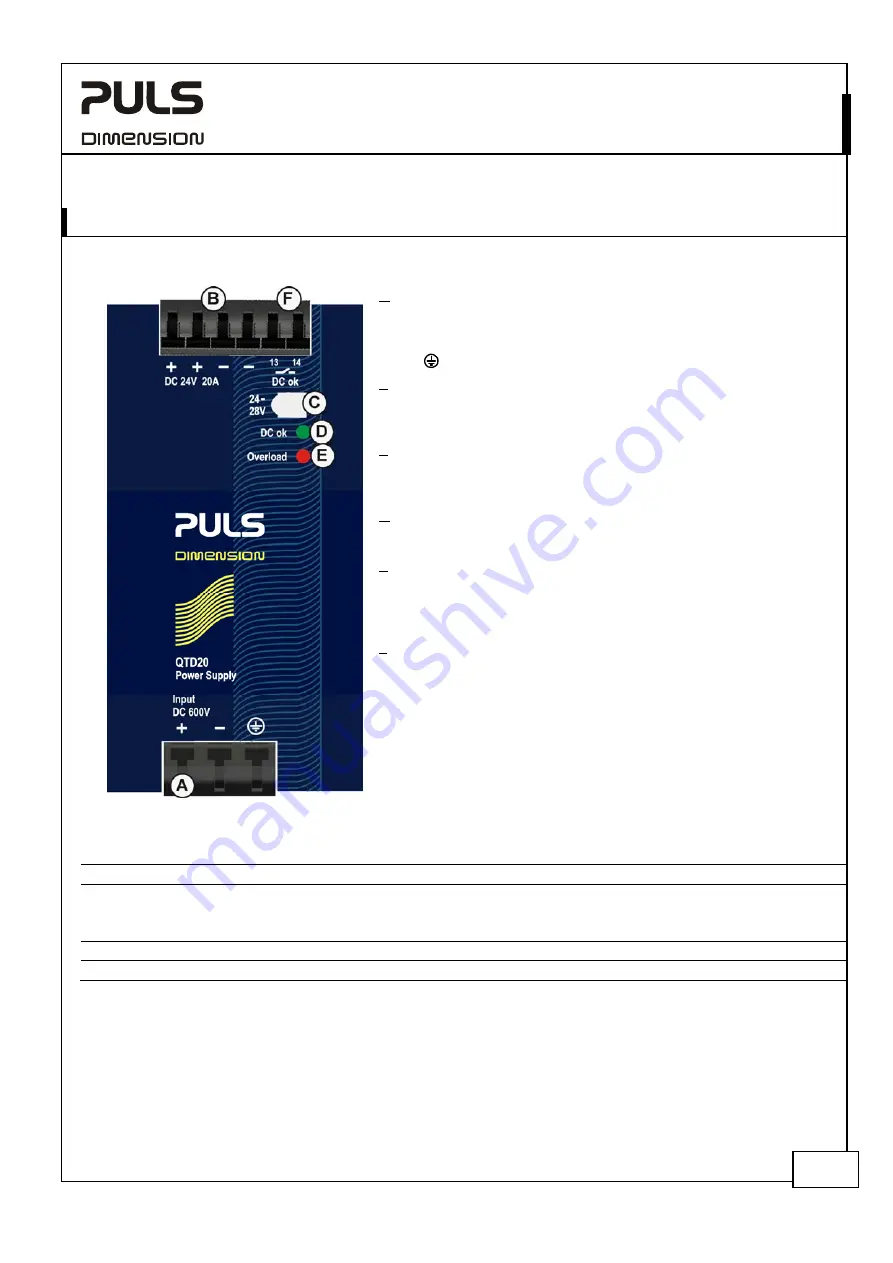 Puls Dimension Q-Series Manual Download Page 12