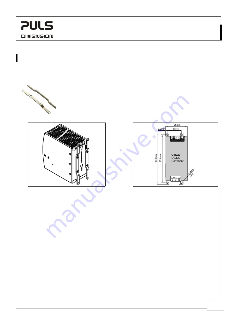 Puls Dimension Q-Series Manual Download Page 18