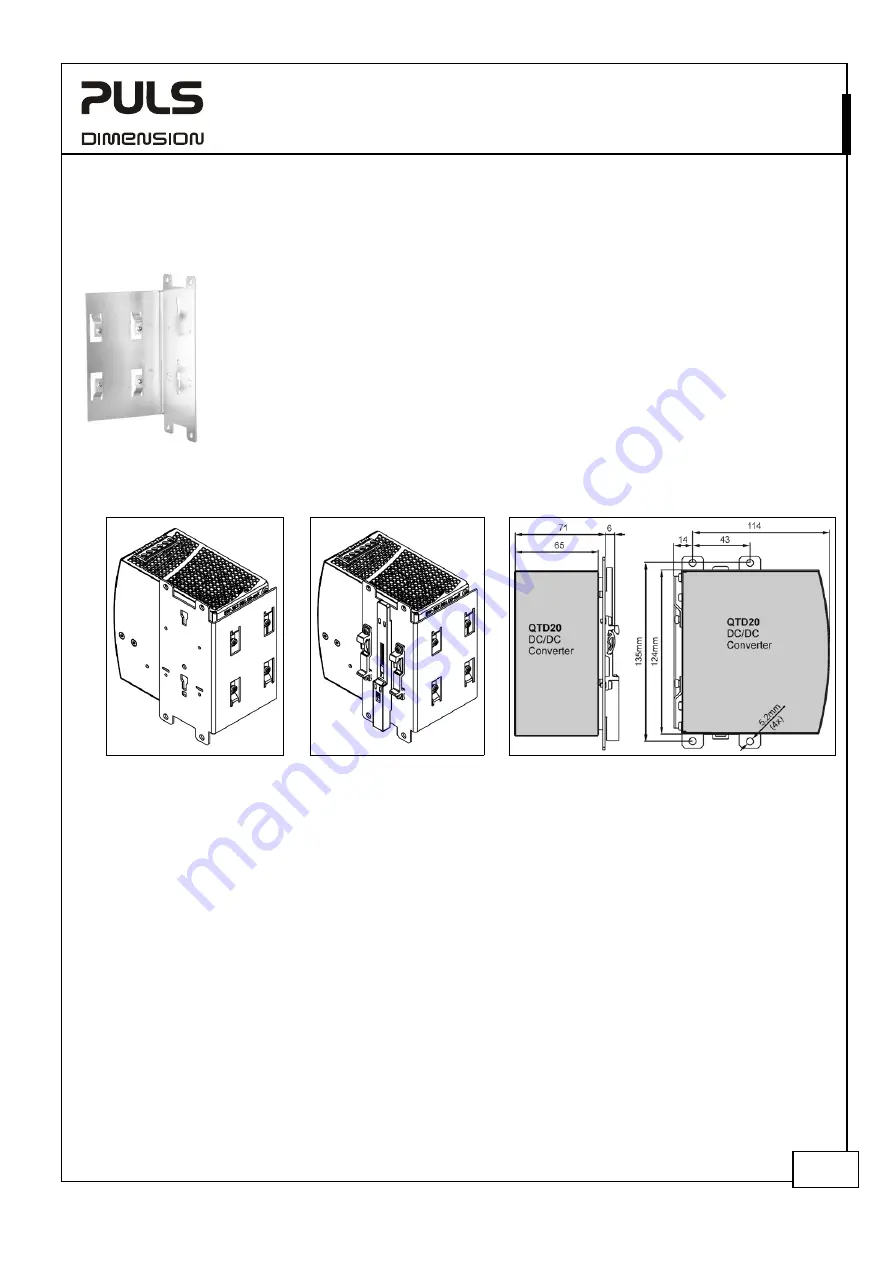 Puls Dimension Q-Series Manual Download Page 19