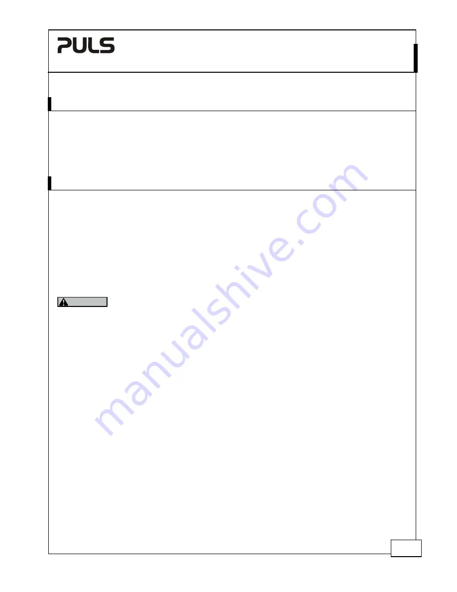 Puls MiniLine-2 ML60.241 Manual Download Page 3