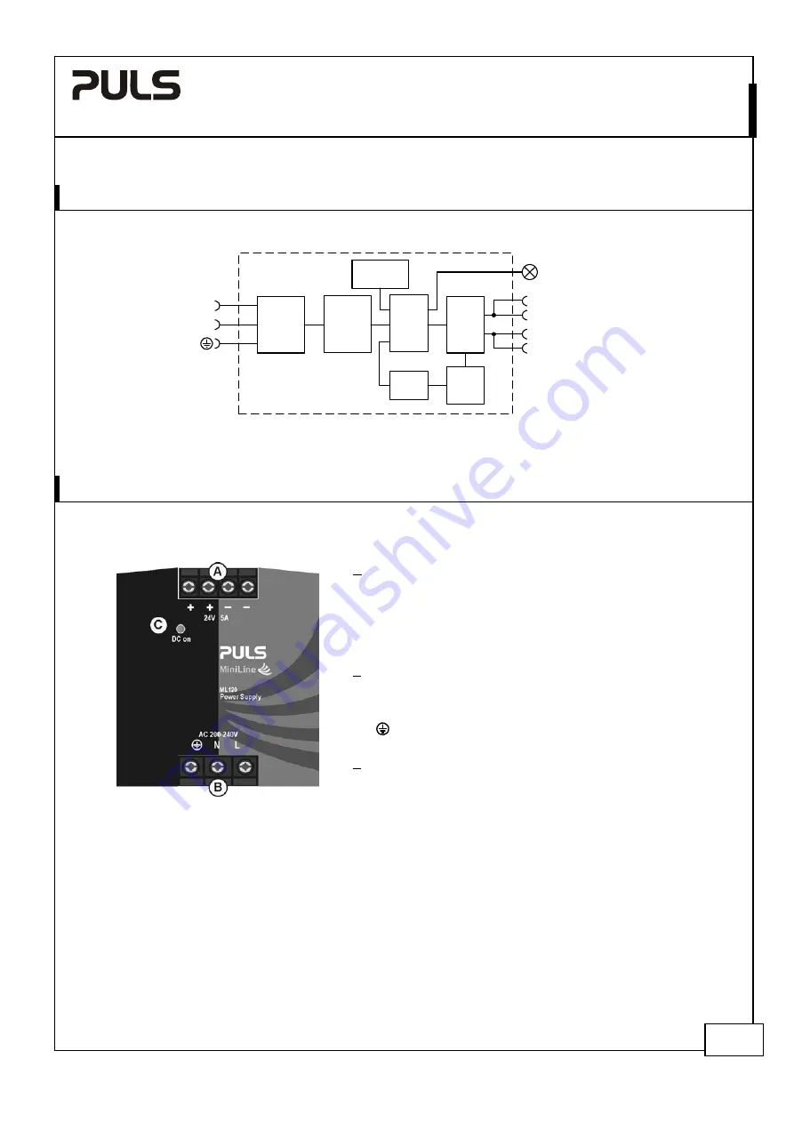 Puls MiniLine-2 Series Manual Download Page 9