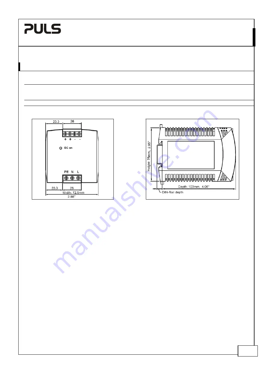 Puls MiniLine-2 Series Manual Download Page 15