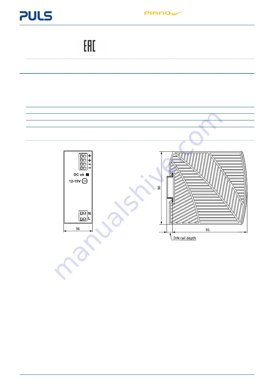 Puls PIM60.121 Manual Download Page 16