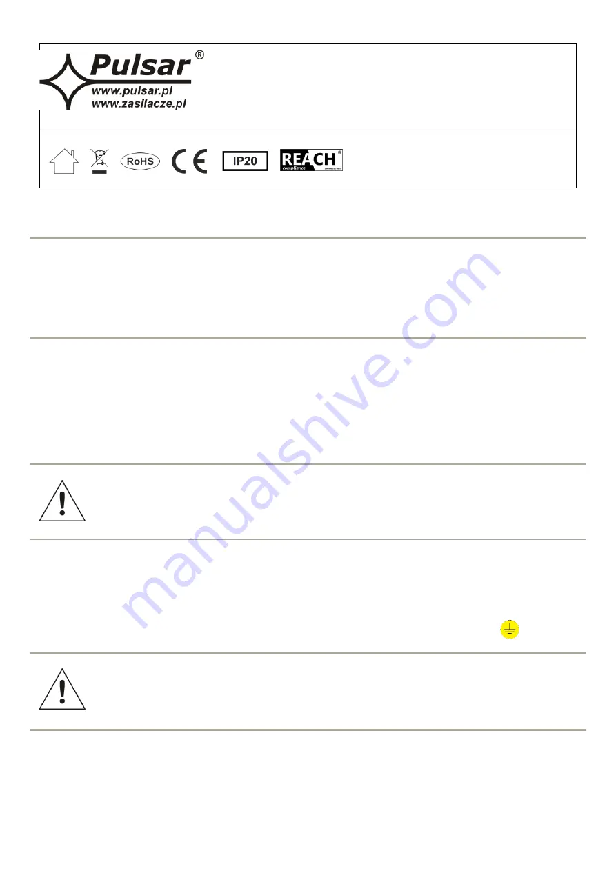 Pulsar AWO 213 Assembly Instructions Download Page 1