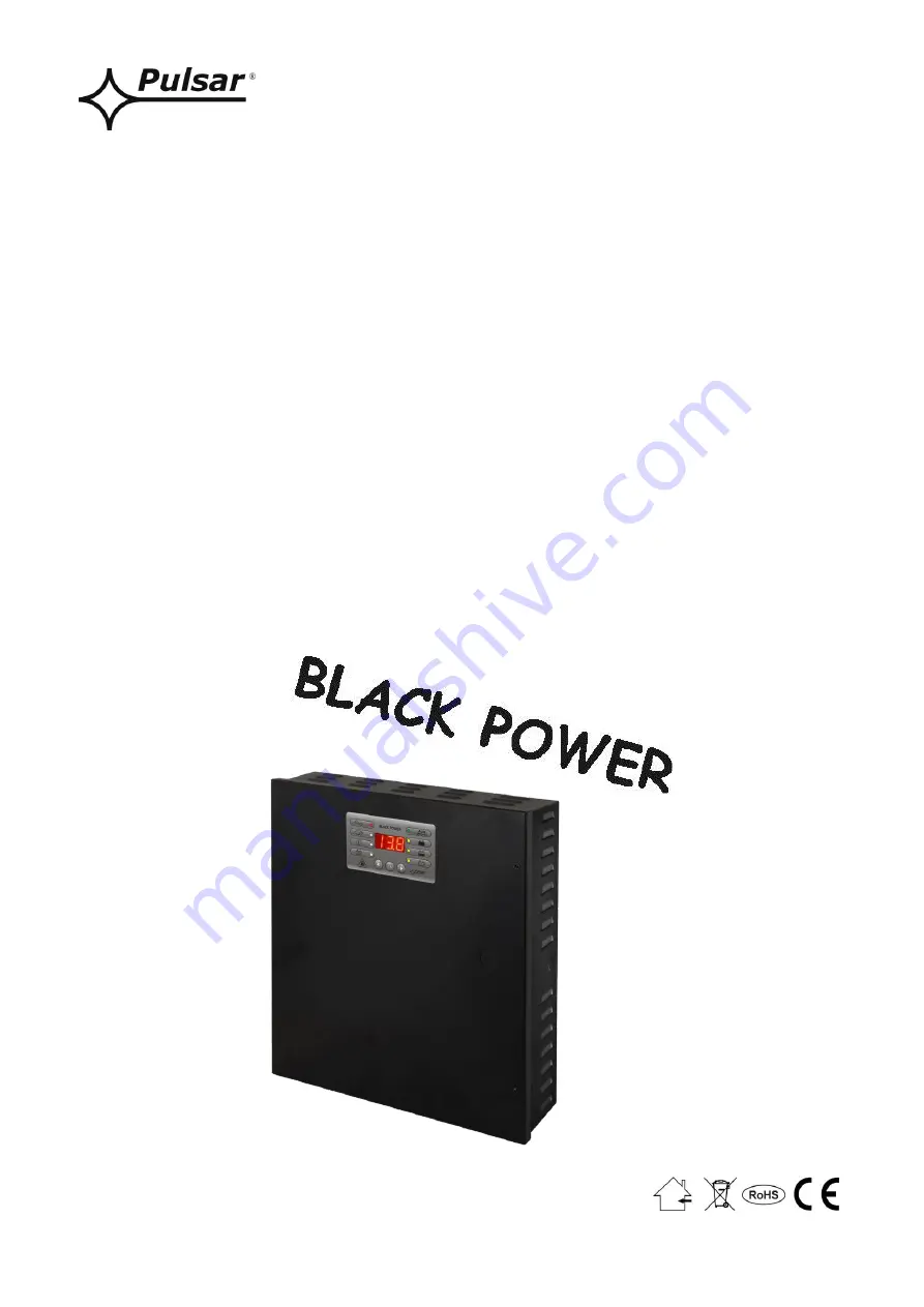 Pulsar Black Power PSBEN 5012C Скачать руководство пользователя страница 1