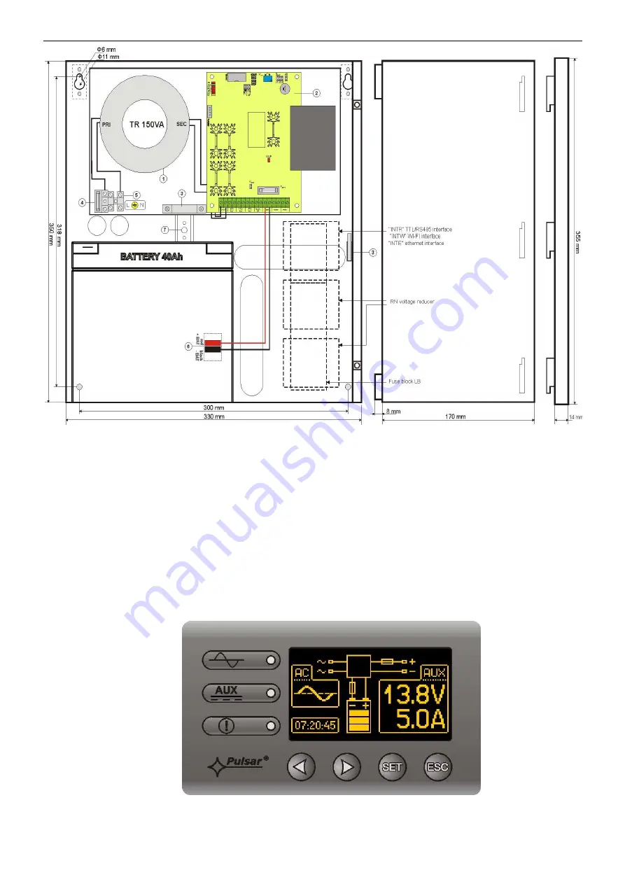 Pulsar BLACK POWER PSBEN 5012D/LCD Скачать руководство пользователя страница 8